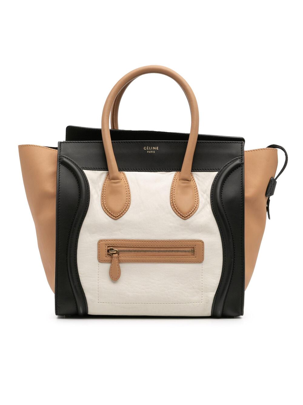 Celine Tricolor Luggage Bag Leather #367936C74B
